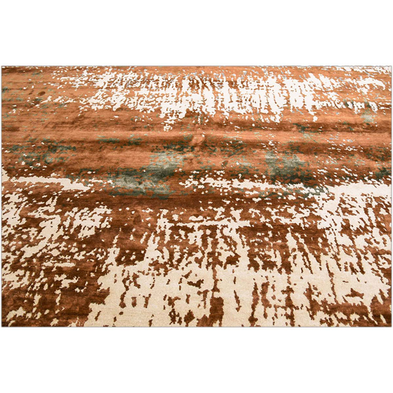 Hand Knotted Area Rug in Ivory