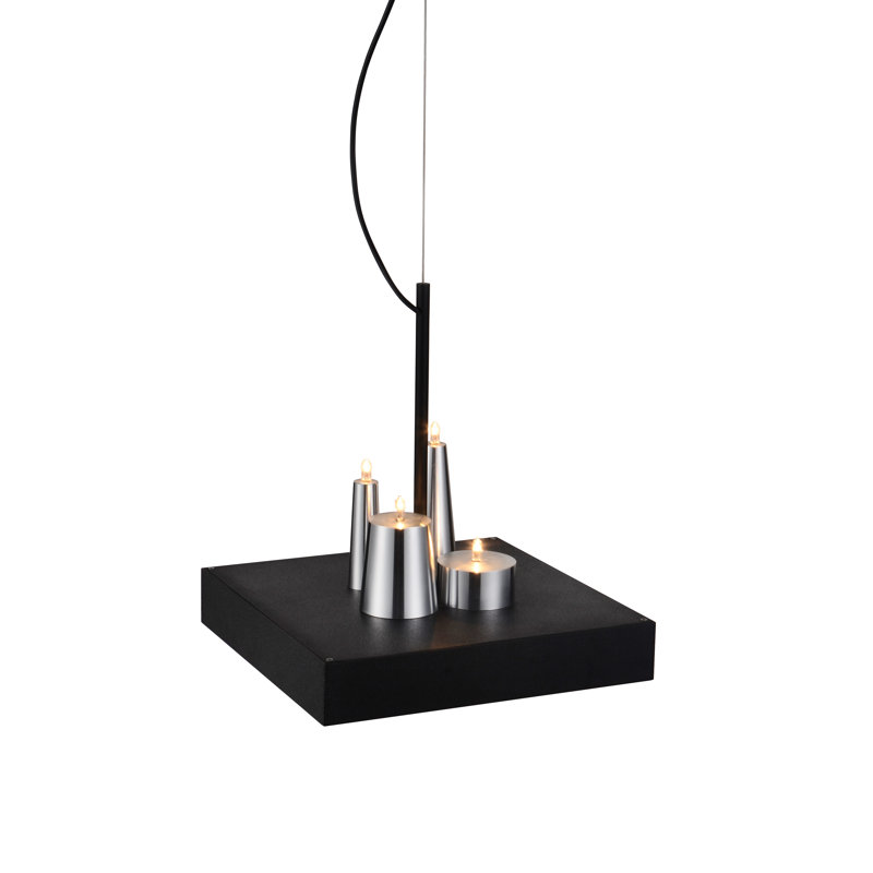 Mateer 4 - Light Geometric Chandelier