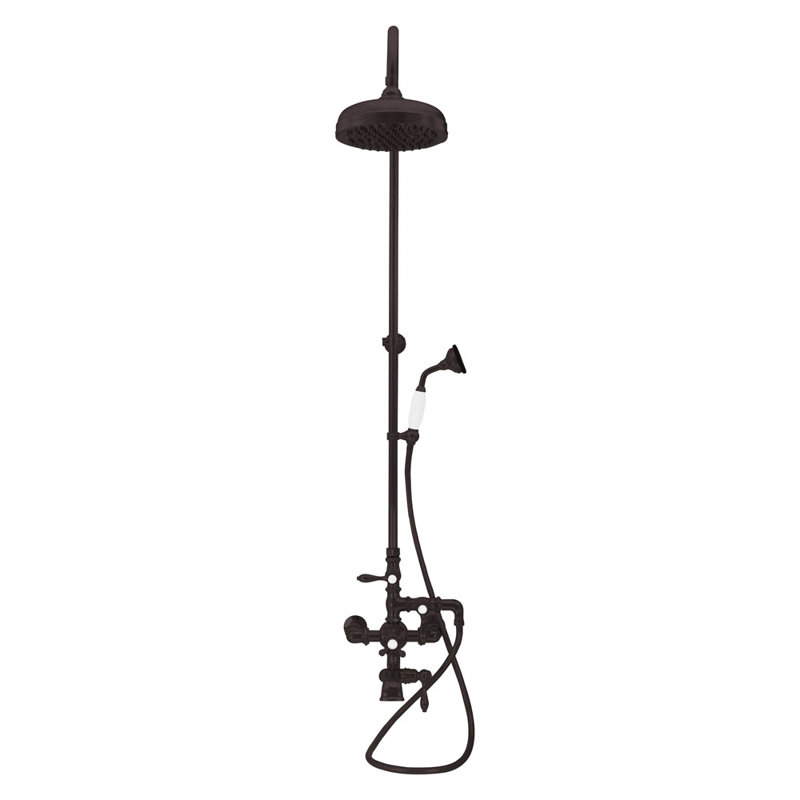 Exposed Thermostatic Tub and Shower System (P0946) by Strom Living, Oil Rubbed Bronze