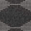 Tapis intérieur / extérieur noir à motif géométrique Abdulazeez Irielle-112820622