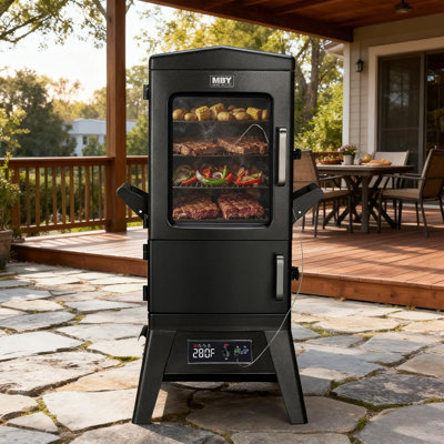 Large Vertical Electric Smoker Grill