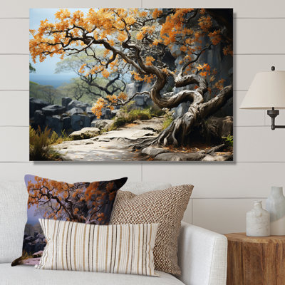 «Fauvist Awakening Of Oak Tree II», reproduction sur toile