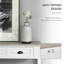 Console avec 2 tiroirs de rangement et tablette ouverte Sharene