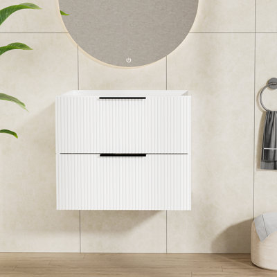 Meuble-lavabo blanc 24 po (lavabo non inclus) | Idée de cadeau