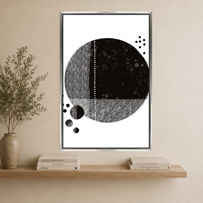 Tribeca I par Melissa Averinos - Impression sur toile, H 64 po x l 44 po, Argent