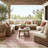 Sunshower Chevron Durable Performance Ultra-low Flatweave Outdoor Area Rug-97891577