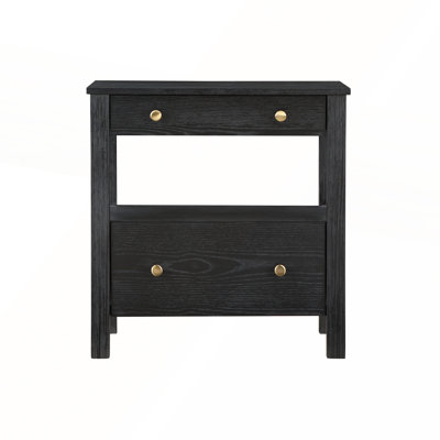 2 Drawer Nightstand with Modern Styling, Ample Storage, and Durable Construction for Elegant Bedrooms