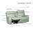 Liudgardas Triple-Motor Zero Gravity Reclining Couch Leather Sofa with USB & USB-C Charging-1428257588