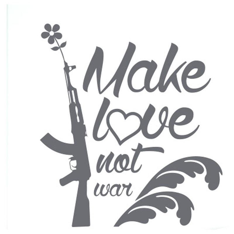 Wall Decal, Grey, Large