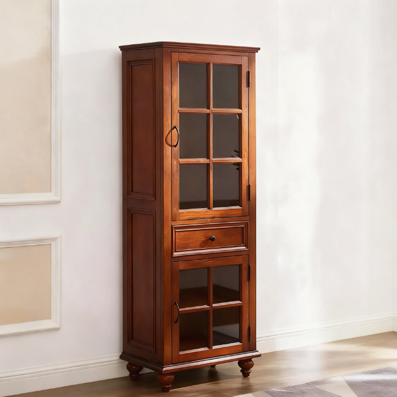 Modern cherry Solid Wood Display Stand