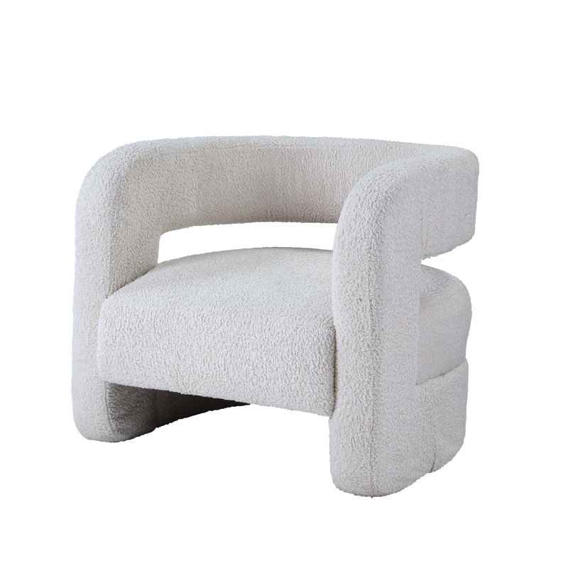 Fauteuil d'appoint en sherpa Yitua Teddy