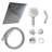 Rain Dual Shower Head 1.8 GPM GPM