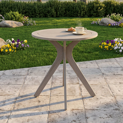 Table bistro d'extérieur en bois d'acacia