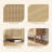 Shoe Storage Cabinet with 3 Flip Drawers, Fluted Panel Wooden Shoe Rack Organizer with Adjustable Shelves for Entryway, Hallway, Living Room, Natural Oak-129889903-129889901