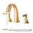 Widespread 2-handle Bathroom Faucet with Drain Assembly-100694937