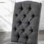Luxueuse chaise de salle à manger capitonnée à boutons modernes pour salle à manger et cuisine, siège rembourré et rembourré pour plus de confort-1934884447
