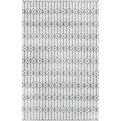 Tapis ivoire / gris Rowena