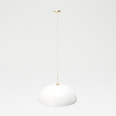 Lexie 1 - Light Polished Chrome Single Pendant
