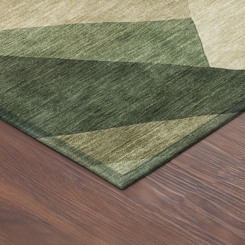 Machine Washable Indoor/Outdoor Jourdan ACN2374 Abstract Rug, Rectangle 10' x 14'