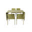 Silas Aluminum 5 Pc Dining Set