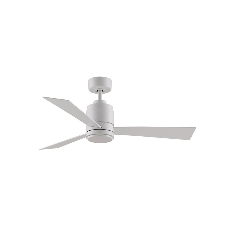 All-Weather Pylon 48 inch Indoor/Outdoor Ceiling Fan with LED Light Kit, Matte White