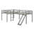 L-Shaped Loft Bed With Ladder And Slide-565720449