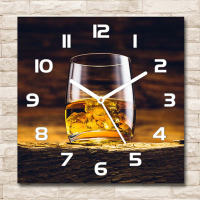 Ilakkiyen Glass Wall Clock