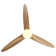 Nicola 56'' 3 - Blade LED Propeller Ceiling Fan with Remote Control and Light Kit Included