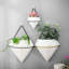 Lundell Diamond Wall Hanging Planter Decorative Container-410375729-410375731