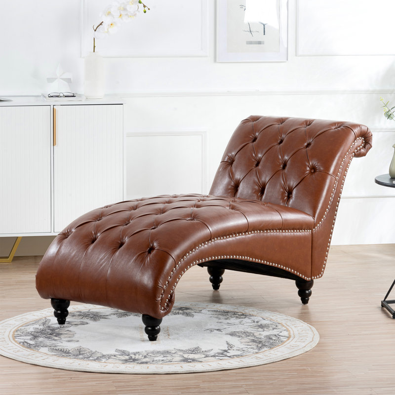 Chaise longue spacieuse, éponge haute et attrayante avec assise confortable