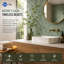 Carreau de mosaïque carré bleu caillou CNK Tile 2 po x 2 po