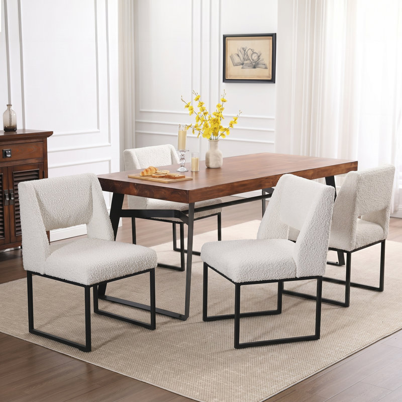 Ensemble de chaises d'appoint l 18,3 po Alrick, Blanc