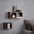 3-Piece Solid Wood Wall Shelf Set