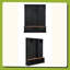 62.2''W Entryway Hall Tree with Bench, 3 Top Cubbies  Bottom Storage Space-129450079
