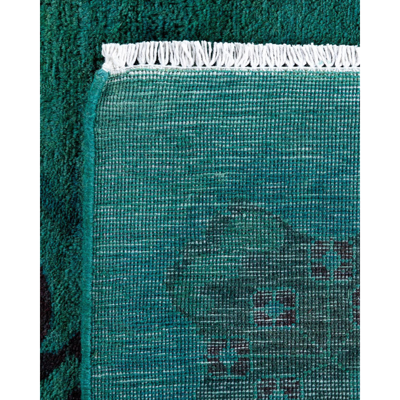 Overyed One-of-a-Kind Rectangle 9'10" X 13'10" Hand Knotted Area Rug