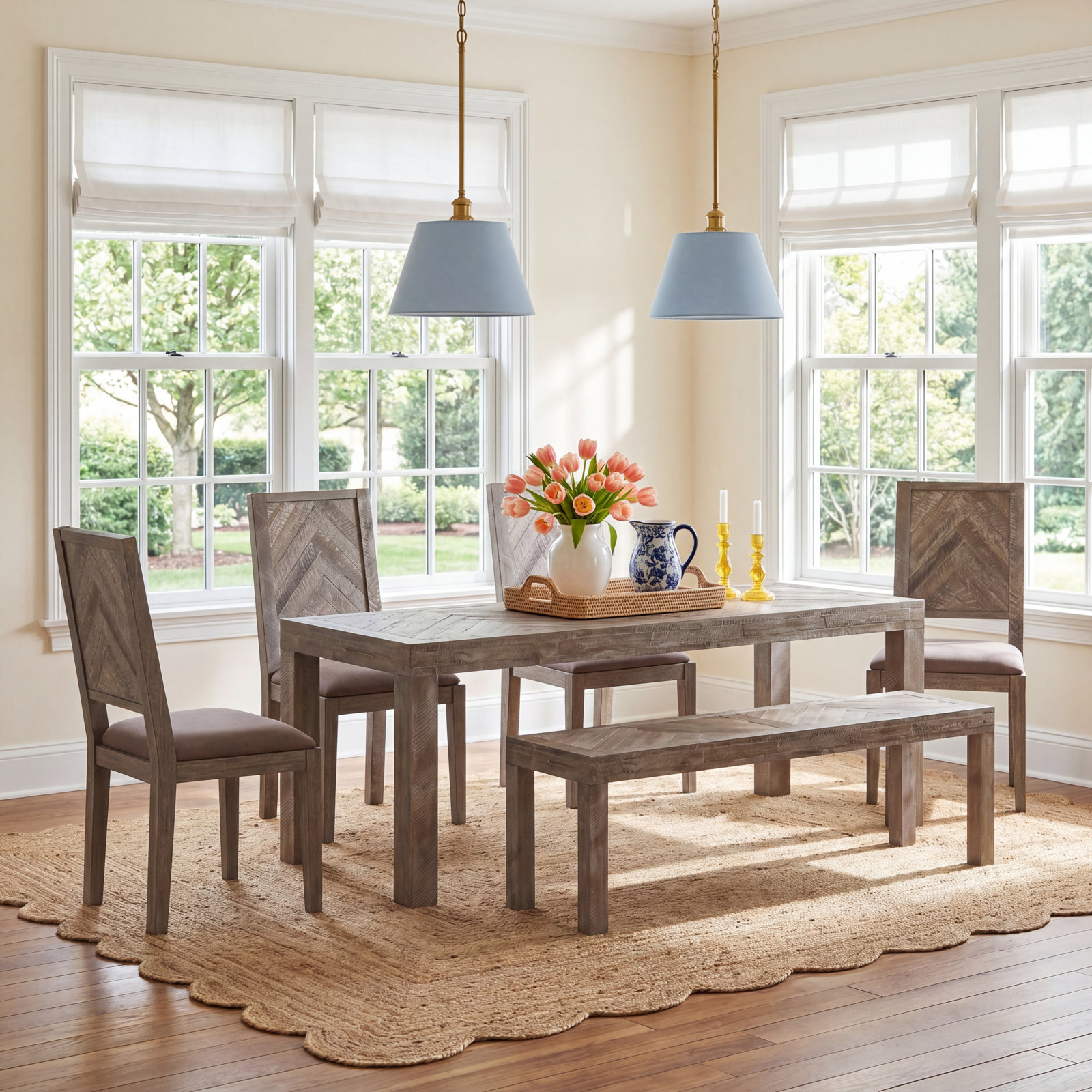 Brunhild 6 - Piece Dining Set