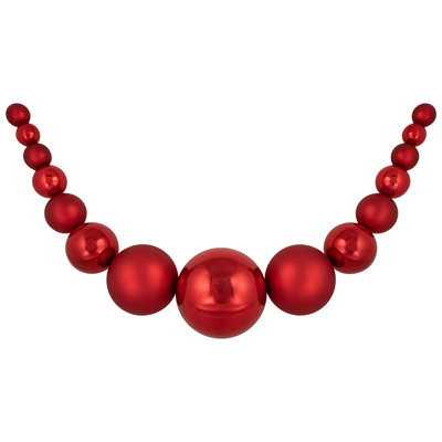 Shiny and Matte Shatterproof Ball Christmas Swag