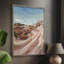Impasto Plateau II, reproduction encadrée - bois massif-1731848447
