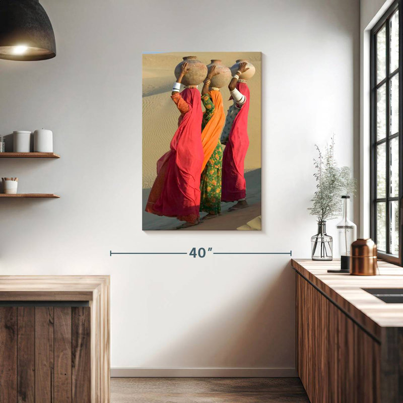 Femmes d'eau du désert Leisha, H 39 po x l 26 po