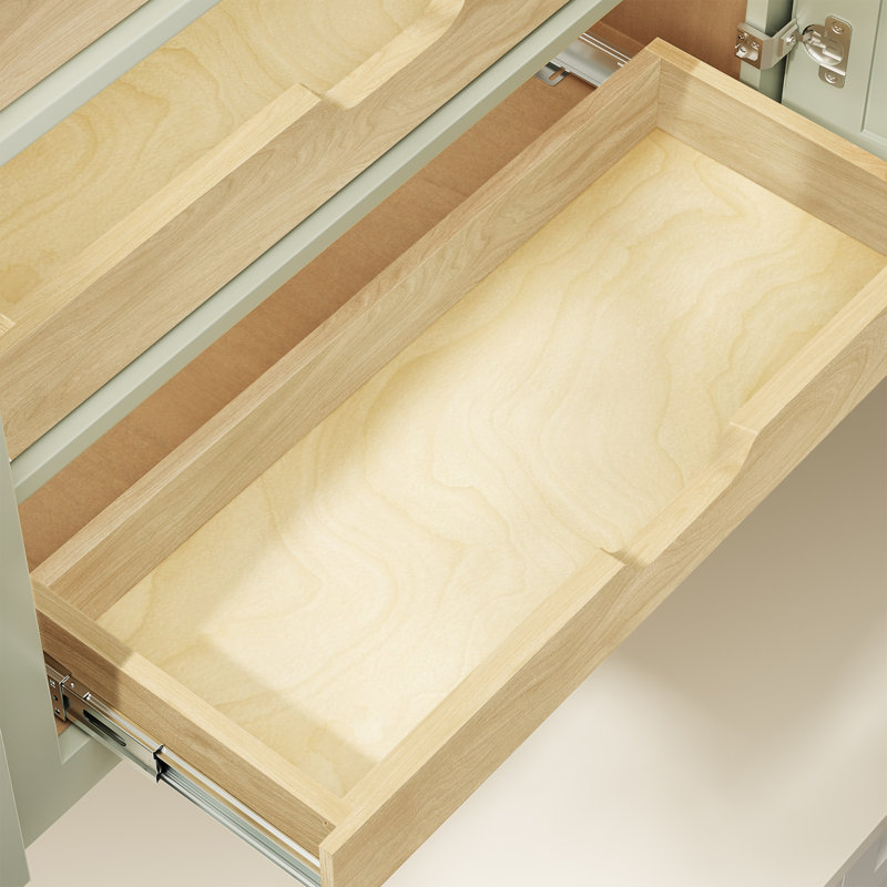 Wood Pull Out Drawer, 3.15" H x 28.50" W x 10.30" D