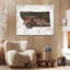 "Montana Home Map On Canvas", art textuel-390770290