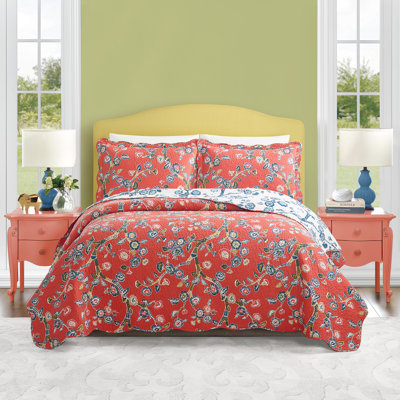 Ensemble de courtepointe en coton Jaipur Dreams
