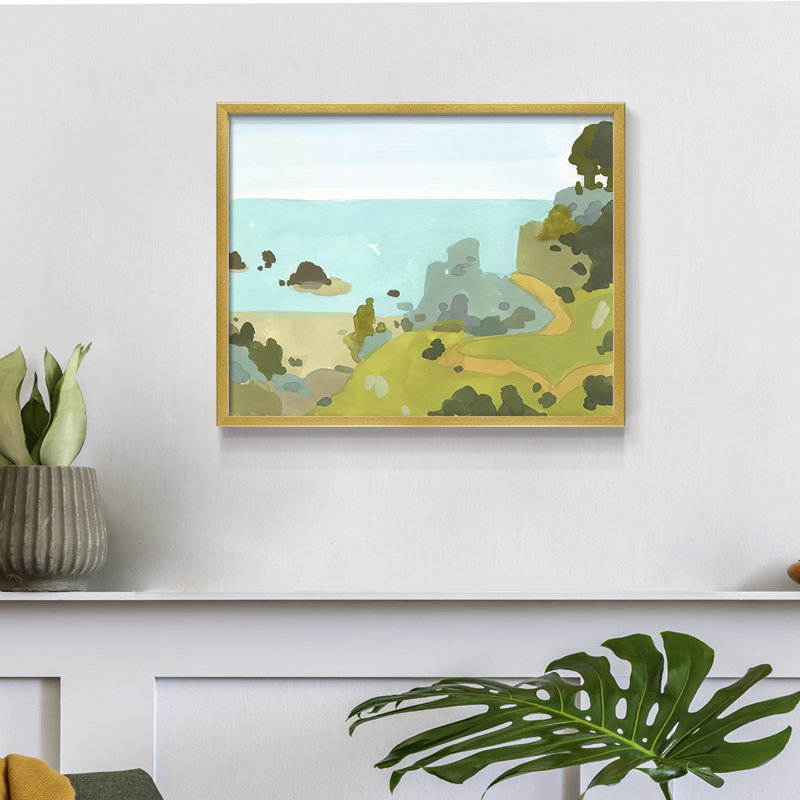 Coastal Inlet III -Framed Print - Restickable