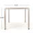 Aivery Rectangular Metal Outdoor Dining Table , 70.75'' in. W 35.25'' in. D-1799695227