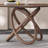 All solid wood household round dining table set