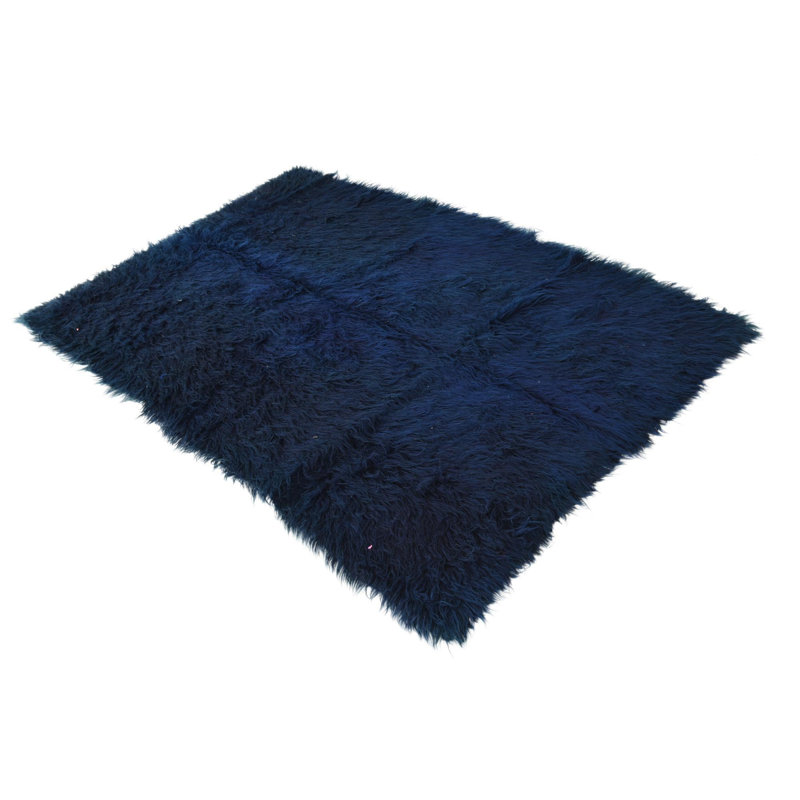 Tapis bleu marine Nick