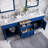 Odilion 72" Double Bathroom Vanity Set