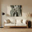 Abstrait figuratif 91, art mural en métal brun-1393065965