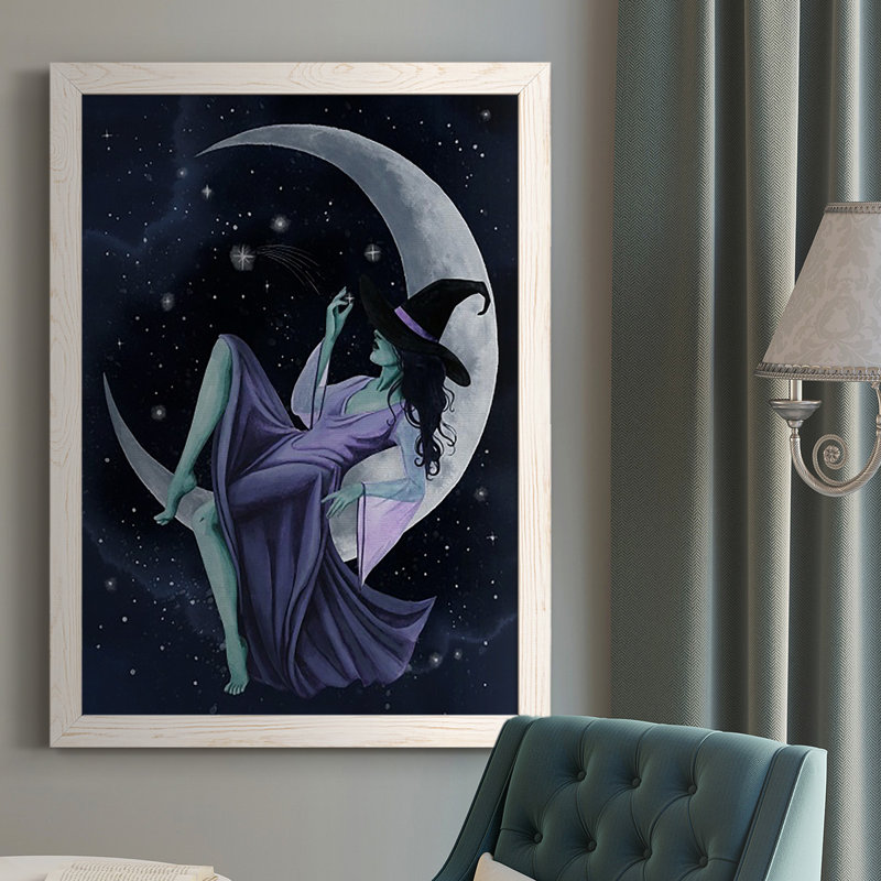 Star Sorceress I, reproduction d'art sur toile, H 37,5 po x l 27,5 po x P 1 po, Blanc