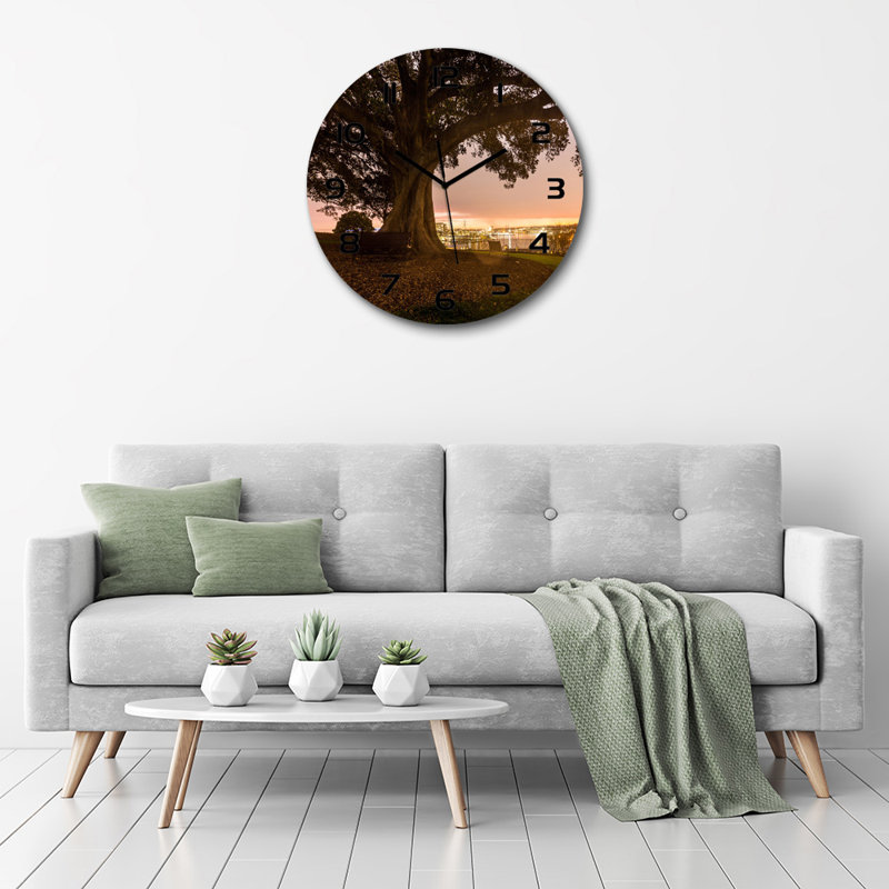 Jorjeta Glass Wall Clock
